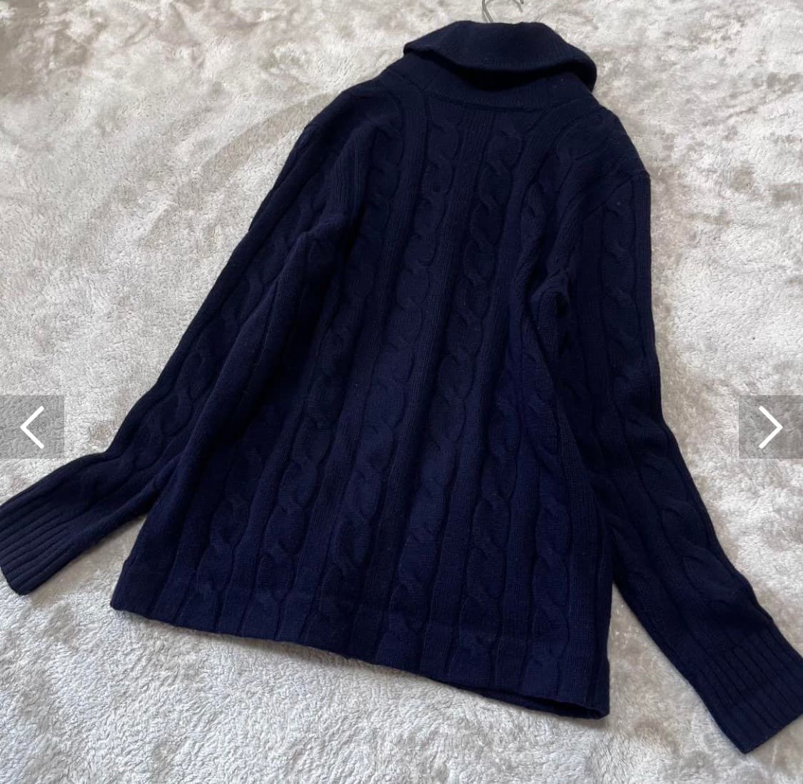 폴로 랄프로렌 케이블 니트 가디건(네이비/XS/95-100사이즈) 상품이미지2