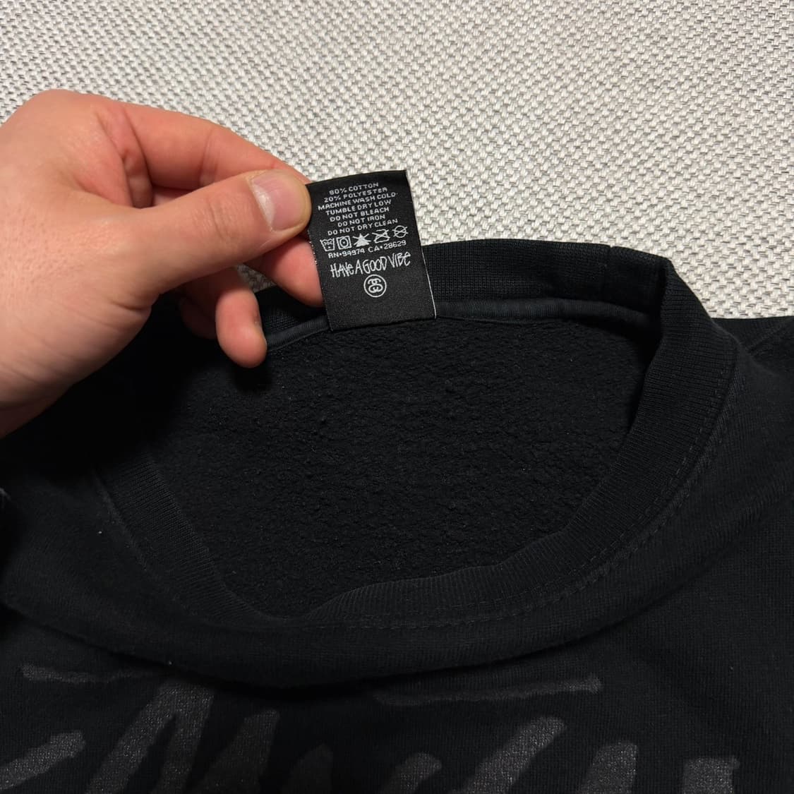 스투시 Stussy 블랙팬서 프린팅 크루넥 맨투맨 상품이미지3