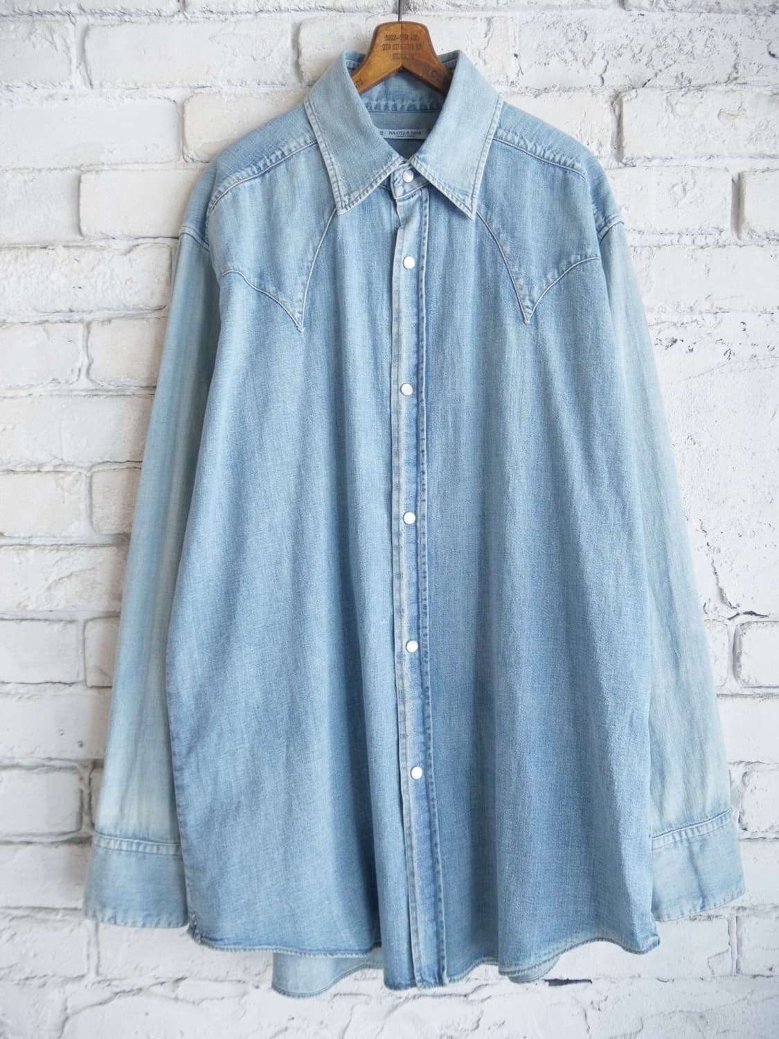 마티앤선즈 LOZ 웨스턴 데님셔츠 3사이즈 상품이미지1