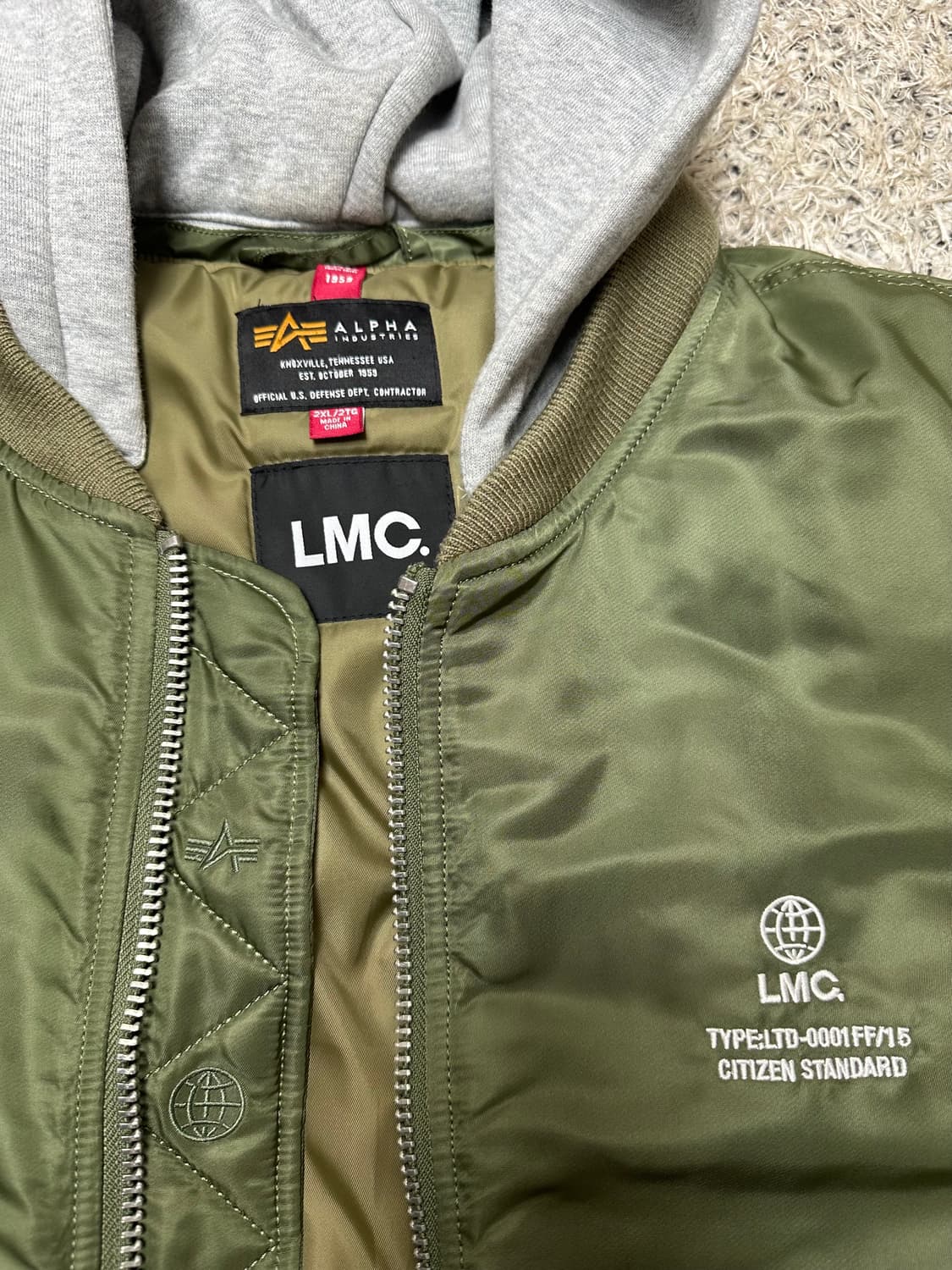 LMC X 알파인더스트리 MA-1 항공점퍼 상품이미지4