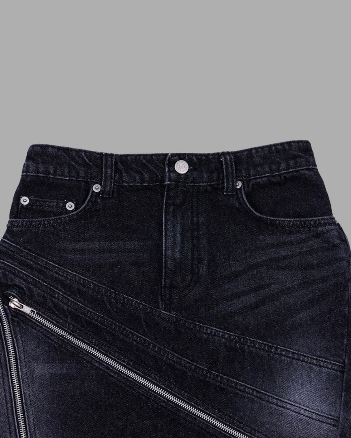 더뮤지엄비지터 데님 스커트 상품이미지3