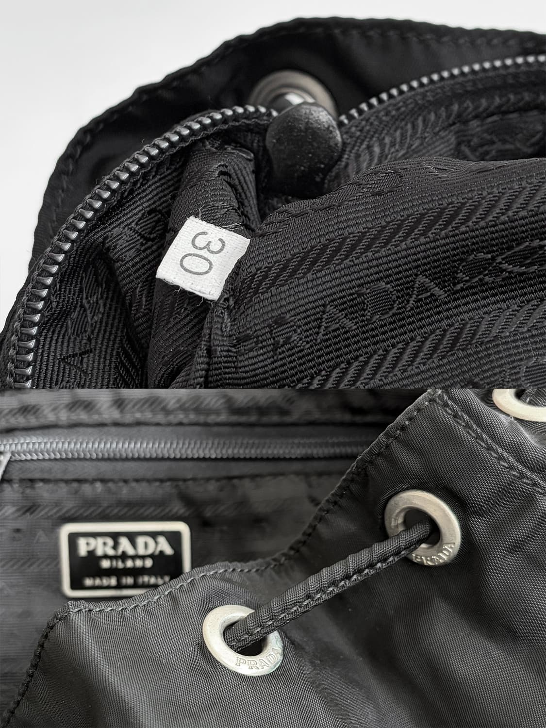 프라다 포코노 백팩 미듐 판매합니다. 상품이미지7