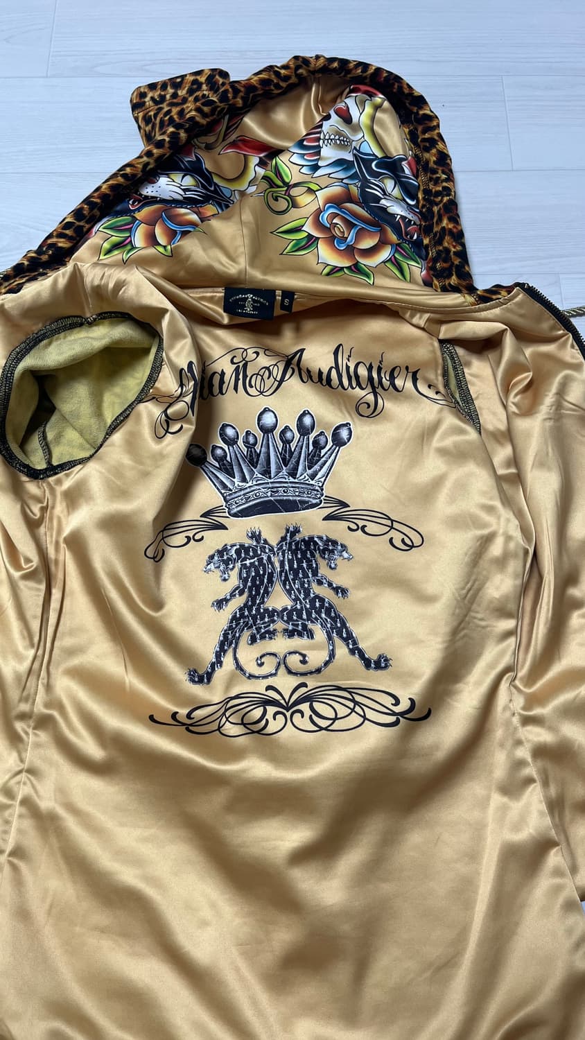 에드하디 크리스찬오디저 호피 대장갸루 후드집업 s 상품이미지4