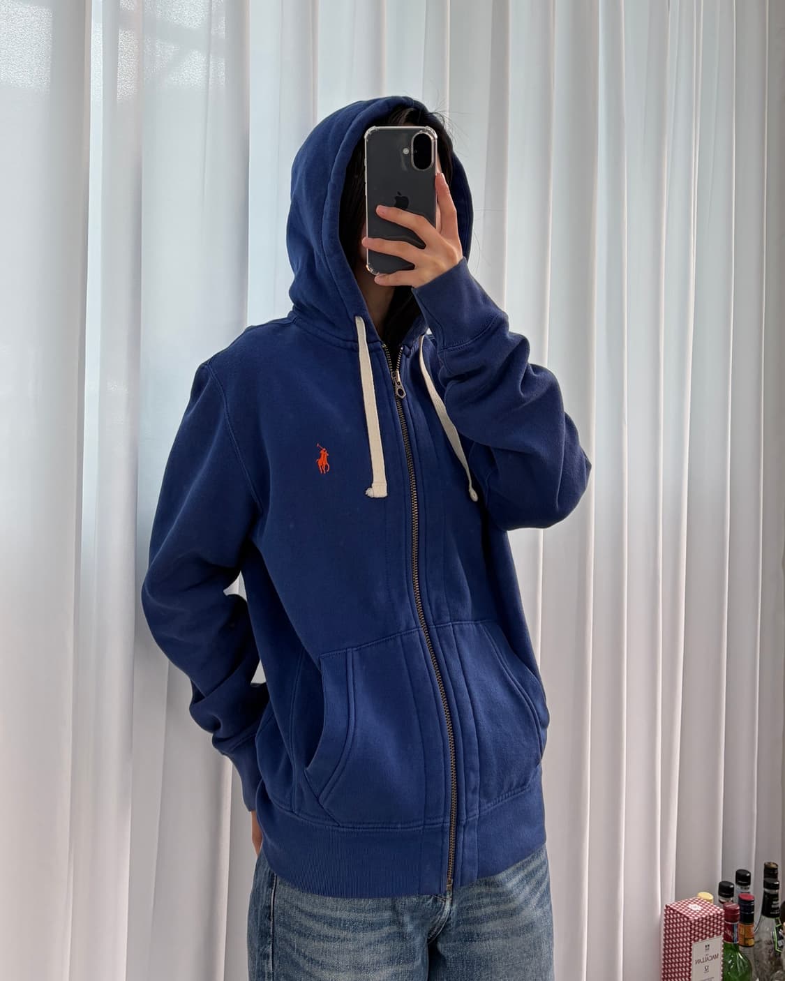 [M]폴로 랄프로렌 헤비코튼 기모 후드집업 상품이미지3