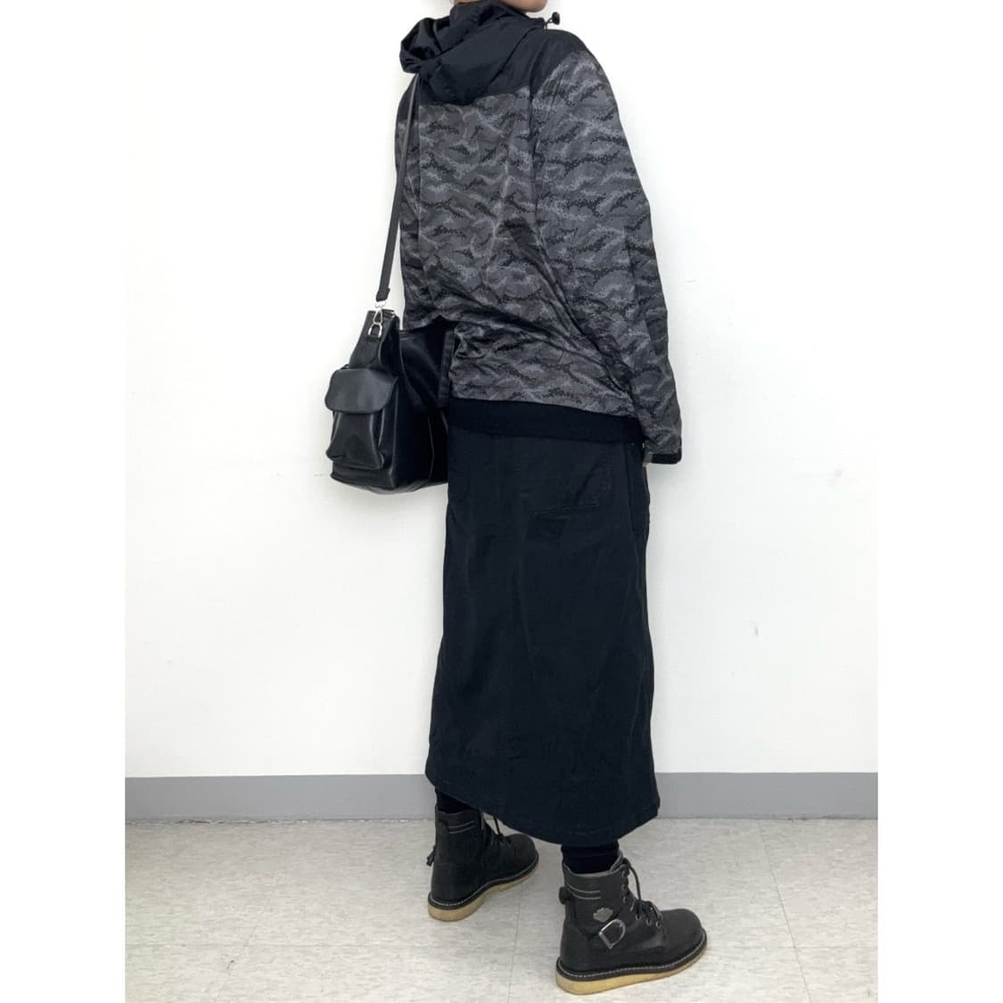 빈티지 블랙 카고 스커트 상품이미지3