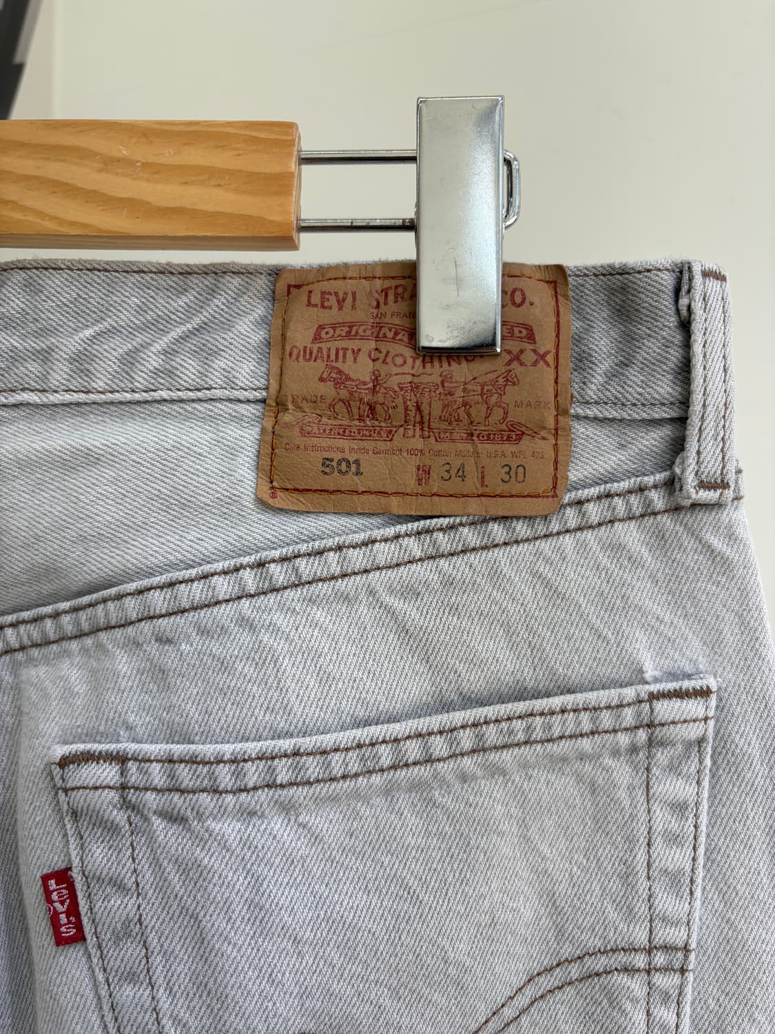 90's LEVIS 501 (Made in USA) 데님팬츠 상품이미지7