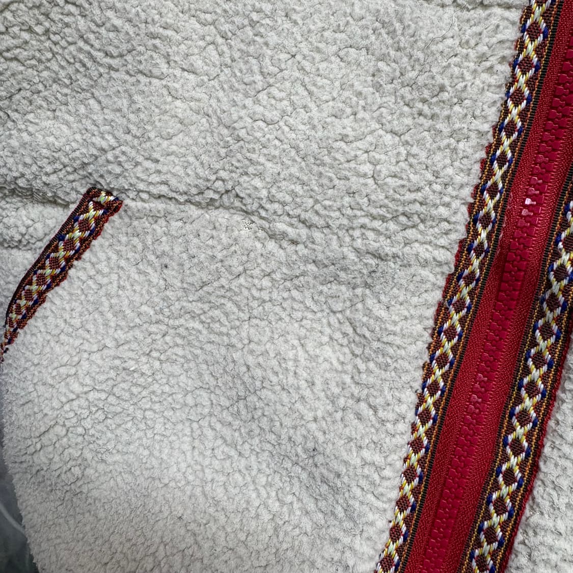 패턴 후리스 플리스 리버서블 후드 베스트 JPN 상품이미지5