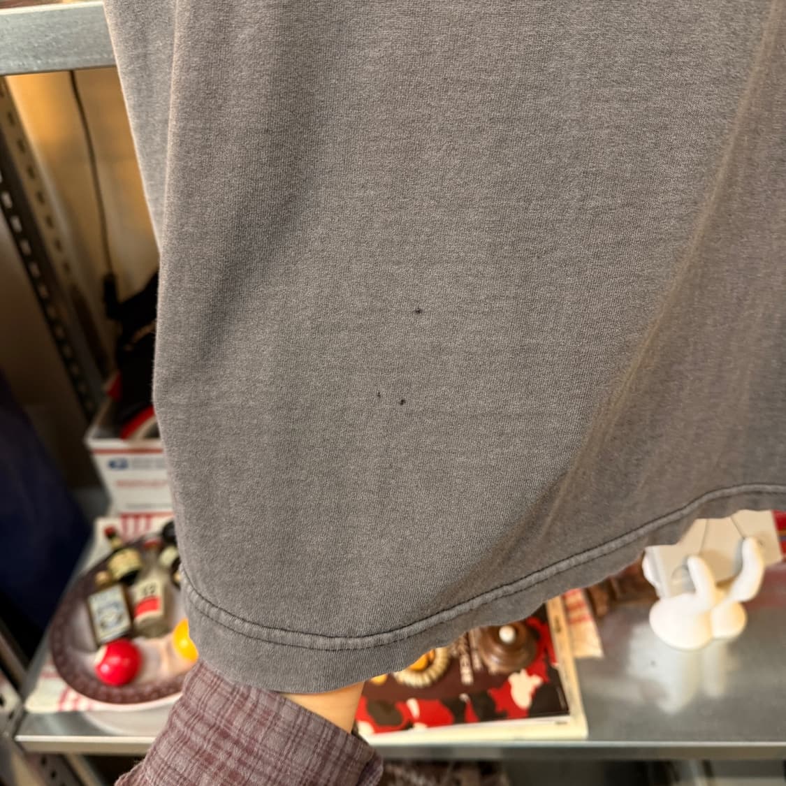 90 00S 엑스라지 하드 페이딩 데미지 빈티지 스트릿 티셔츠 S 상품이미지6