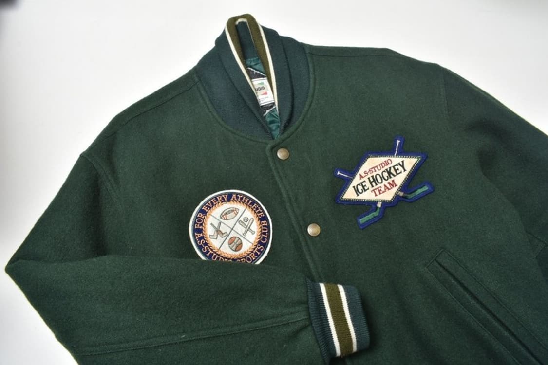 90S 아이스하키팀 패치 바시티 자켓 N1270 상품이미지4