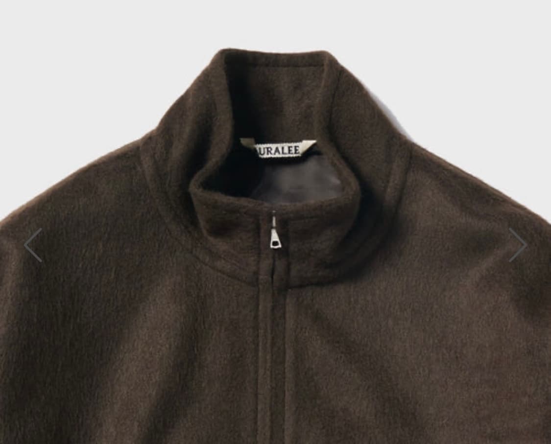 25aw 오라리 베이비카멜 블루종 다크브라운 4사이즈 상품이미지3