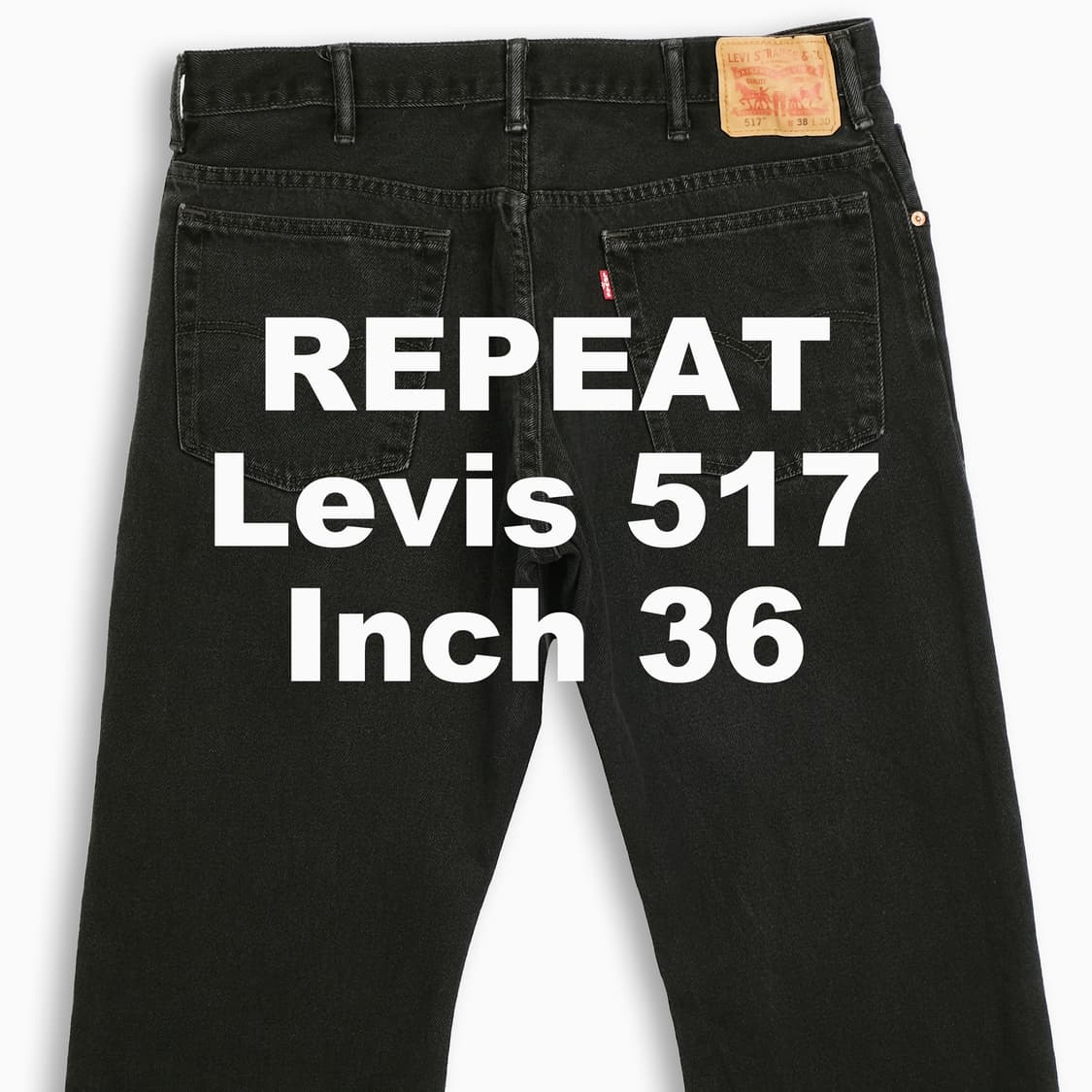 빈티지 리바이스 517 흑청 블랙진 36 인치 LV5173868 상품이미지1