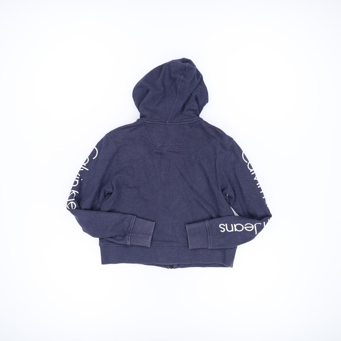 XS 캘빈클라인 여성 크롭 후드집업 0414H1 상품이미지2