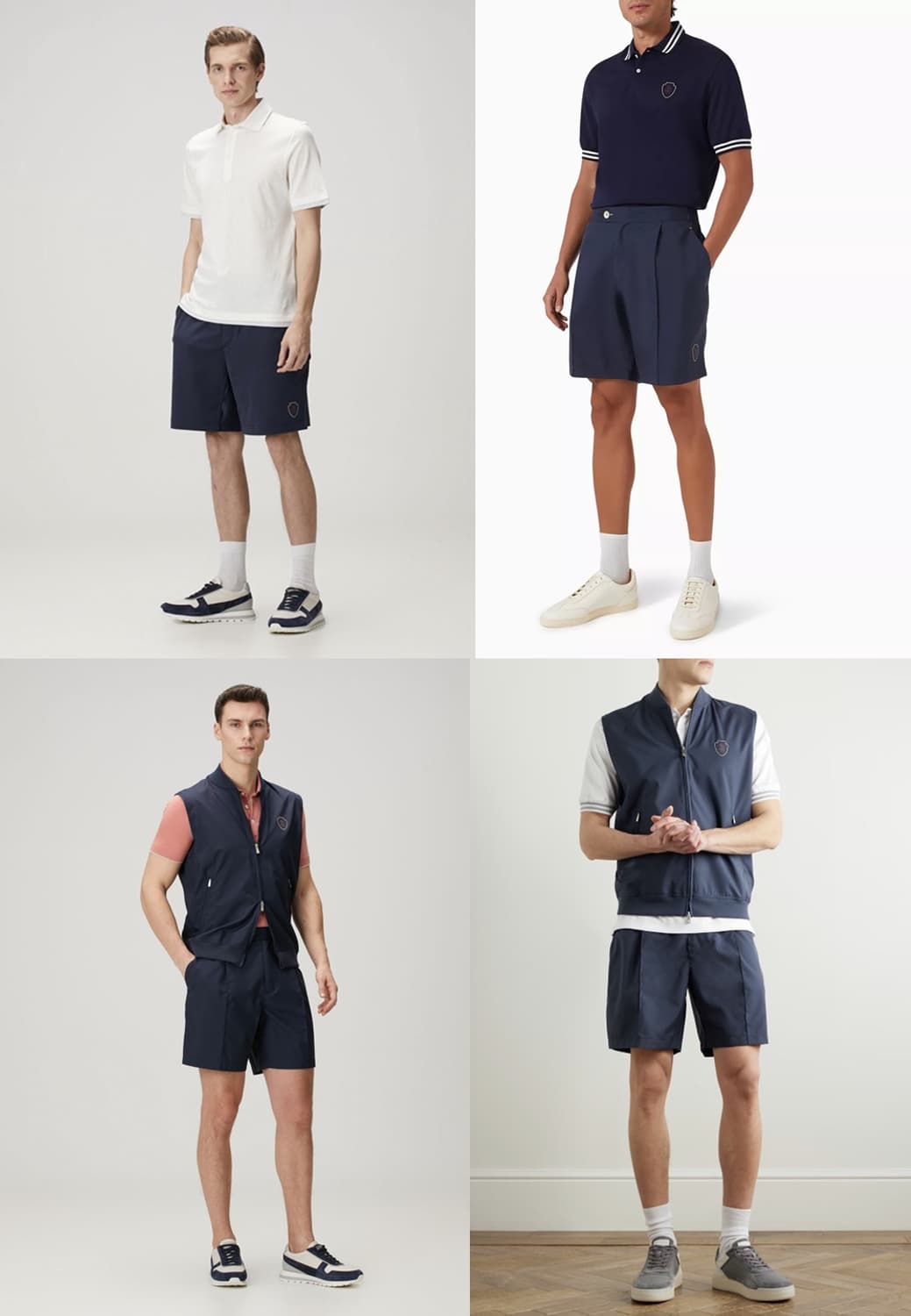 브루넬로 쿠치넬리 / 테니스 네이비 숏 팬츠 / M 32-35 (새상품) 상품이미지5