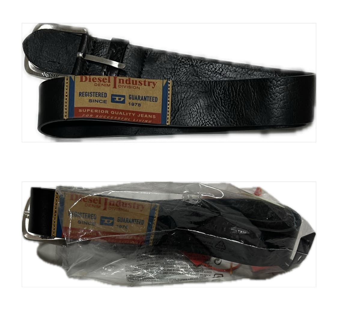 디젤 소가죽 벨트 판매팝니다. 90(27~29인치) 상품이미지1