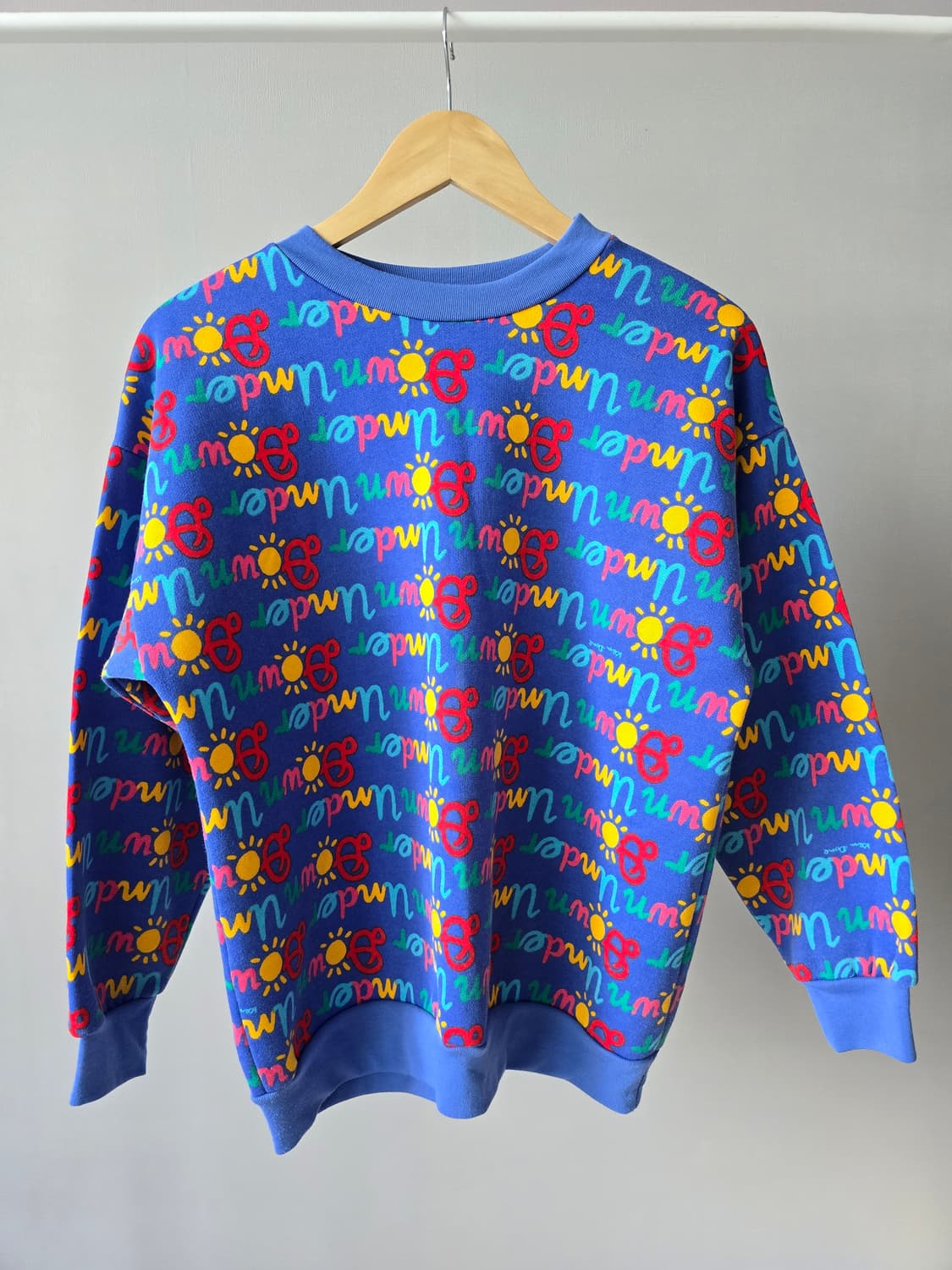 90s Ken Done 아트 프린트 호주산 기모 맨투맨 상품이미지1