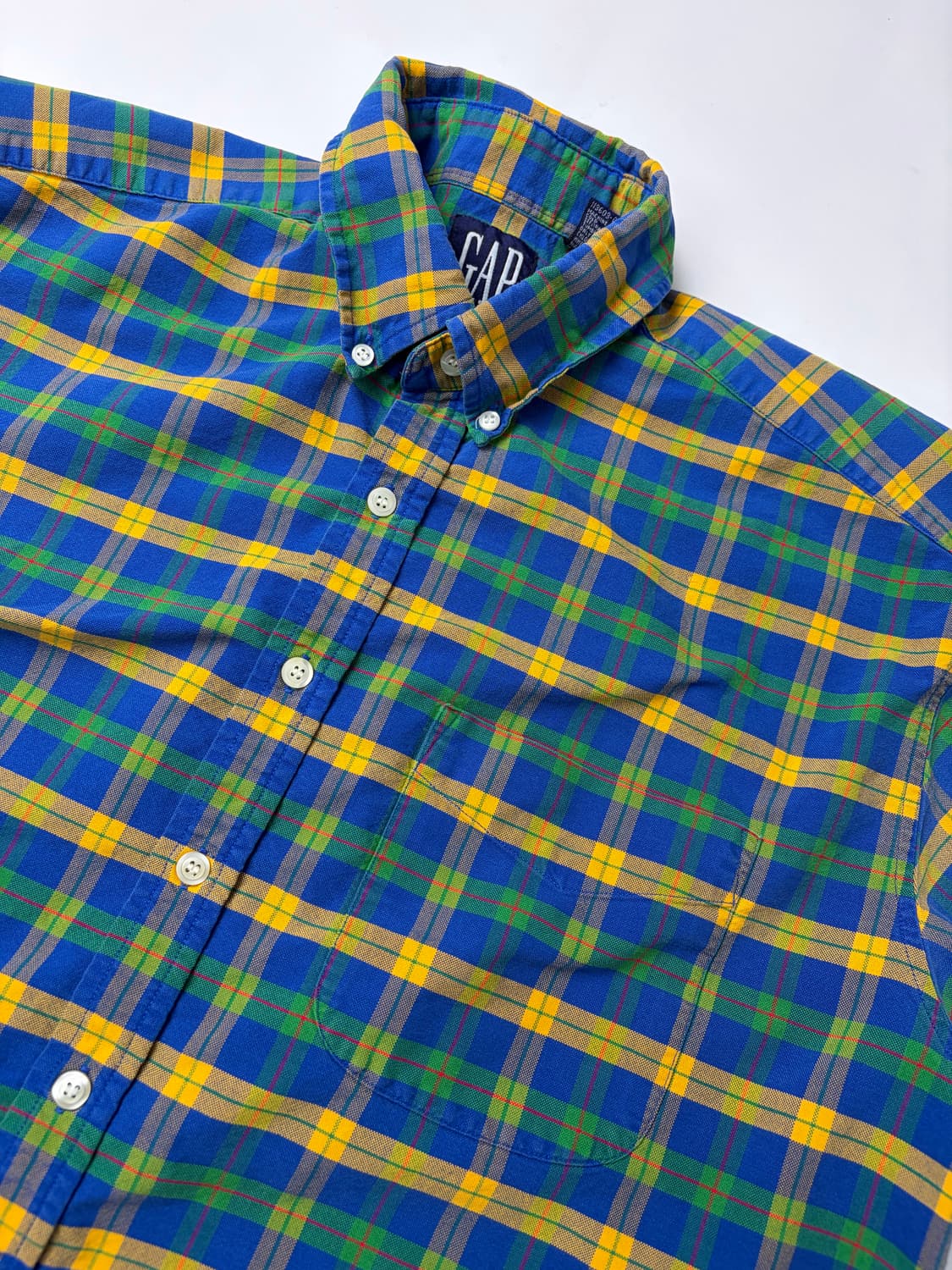 90s Gap Plaid Button Up Shirt 상품이미지5