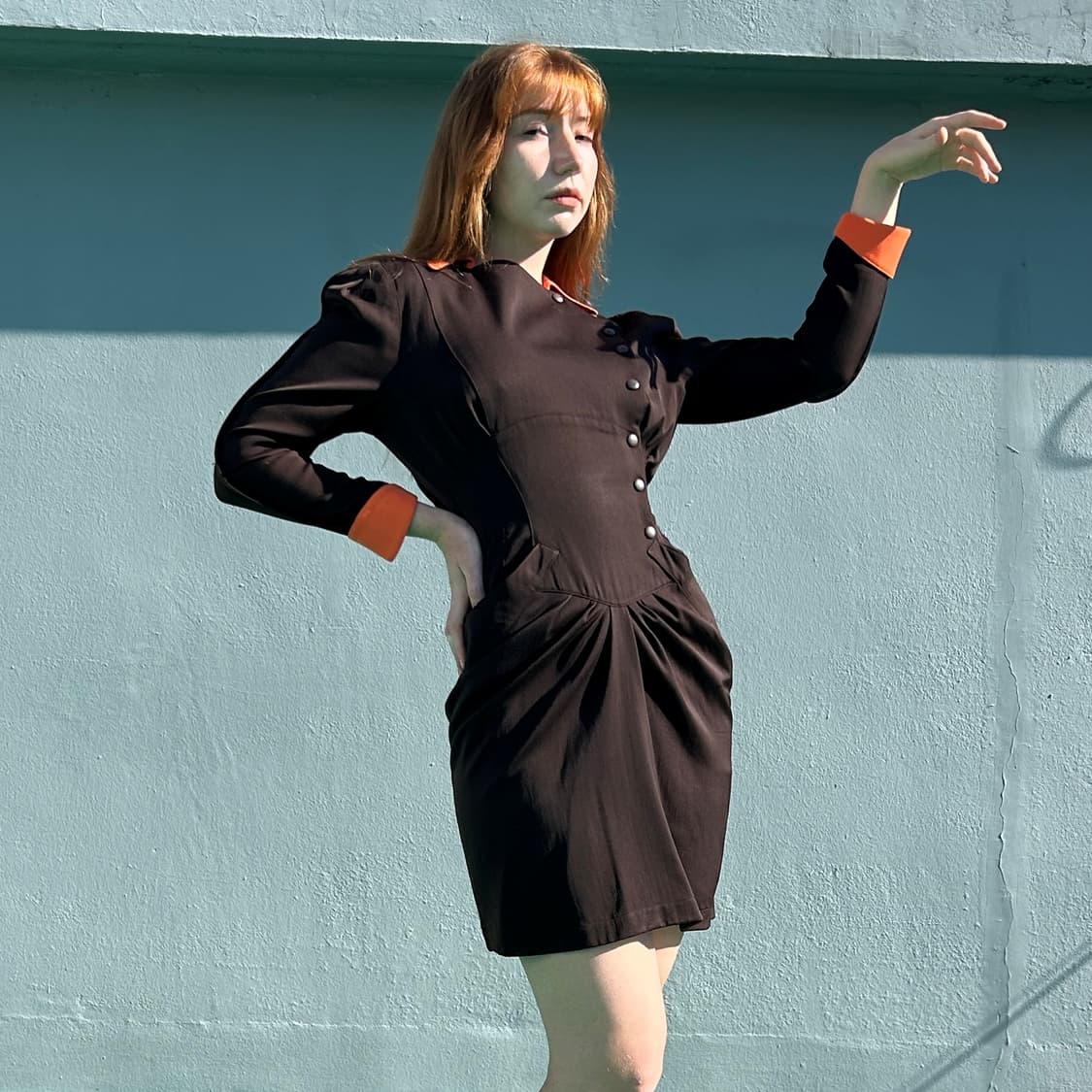 Thierry Mugler Asymmetrical Corset Dress 상품이미지3