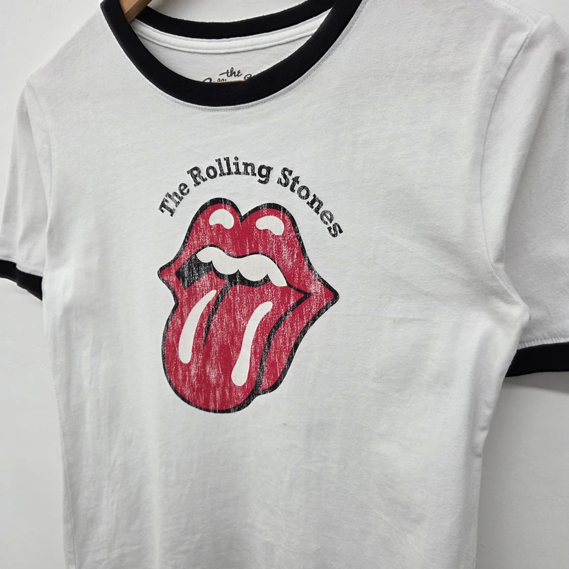 더 롤링 스톤즈 링거 티셔츠 화이트 여s 상품이미지3