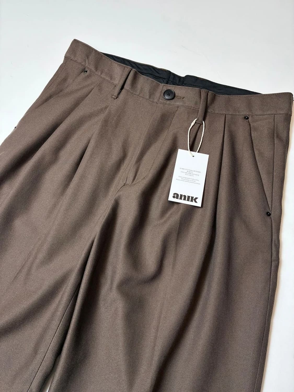 메종미네드 MAISON MINED 투턱 와이드 슬렉스 팬츠 PN9172 상품이미지2