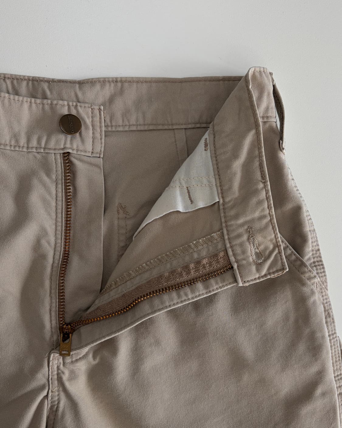 [28인치]칼하트 B144 TAN 워크 숏 팬츠 상품이미지6