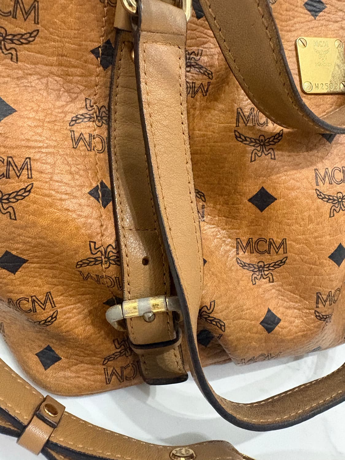 mcm vissetos tote bag small 상품이미지3