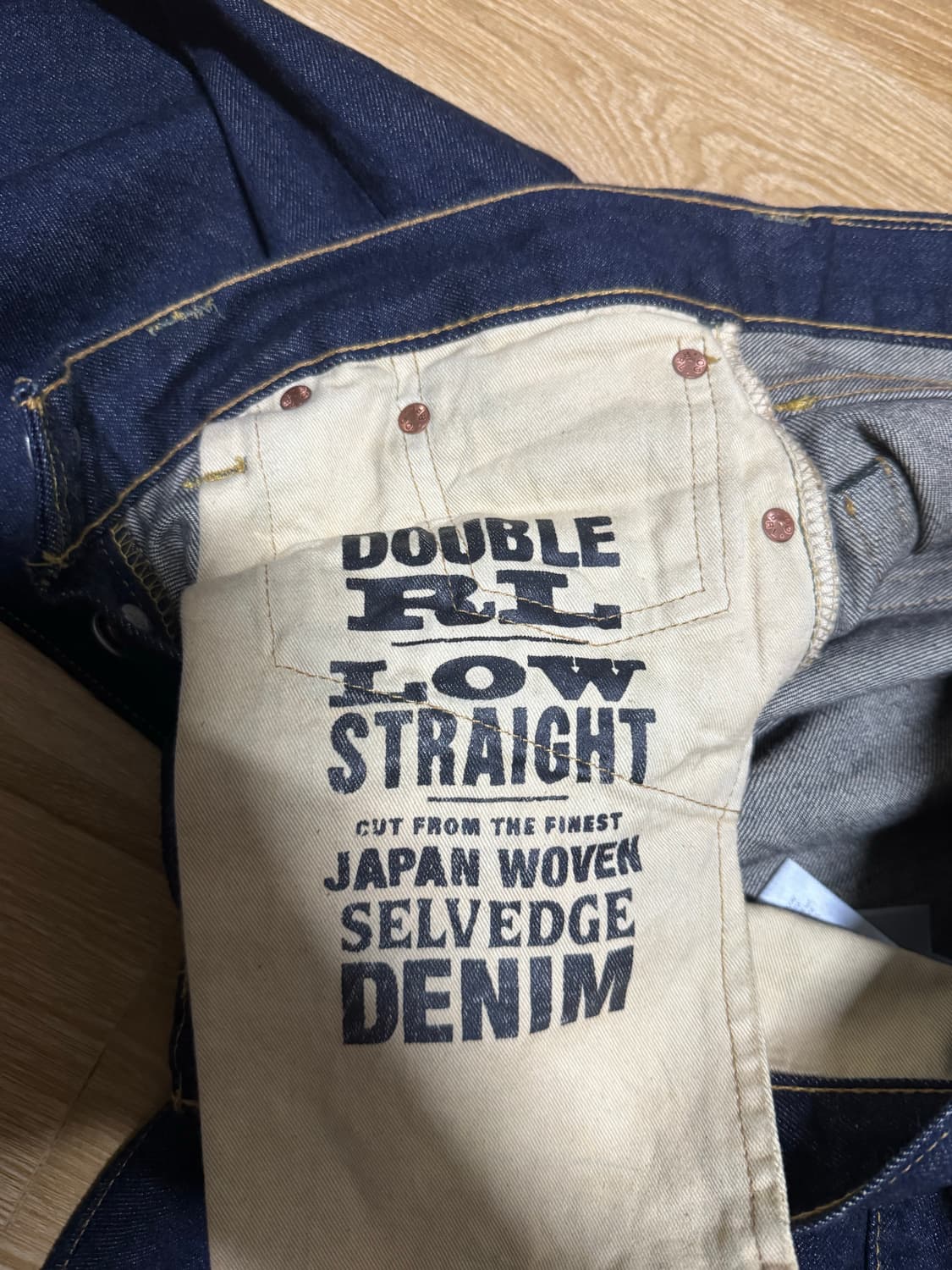 더블알엘 로우스트레이트 셀비지 31x30 상품이미지5