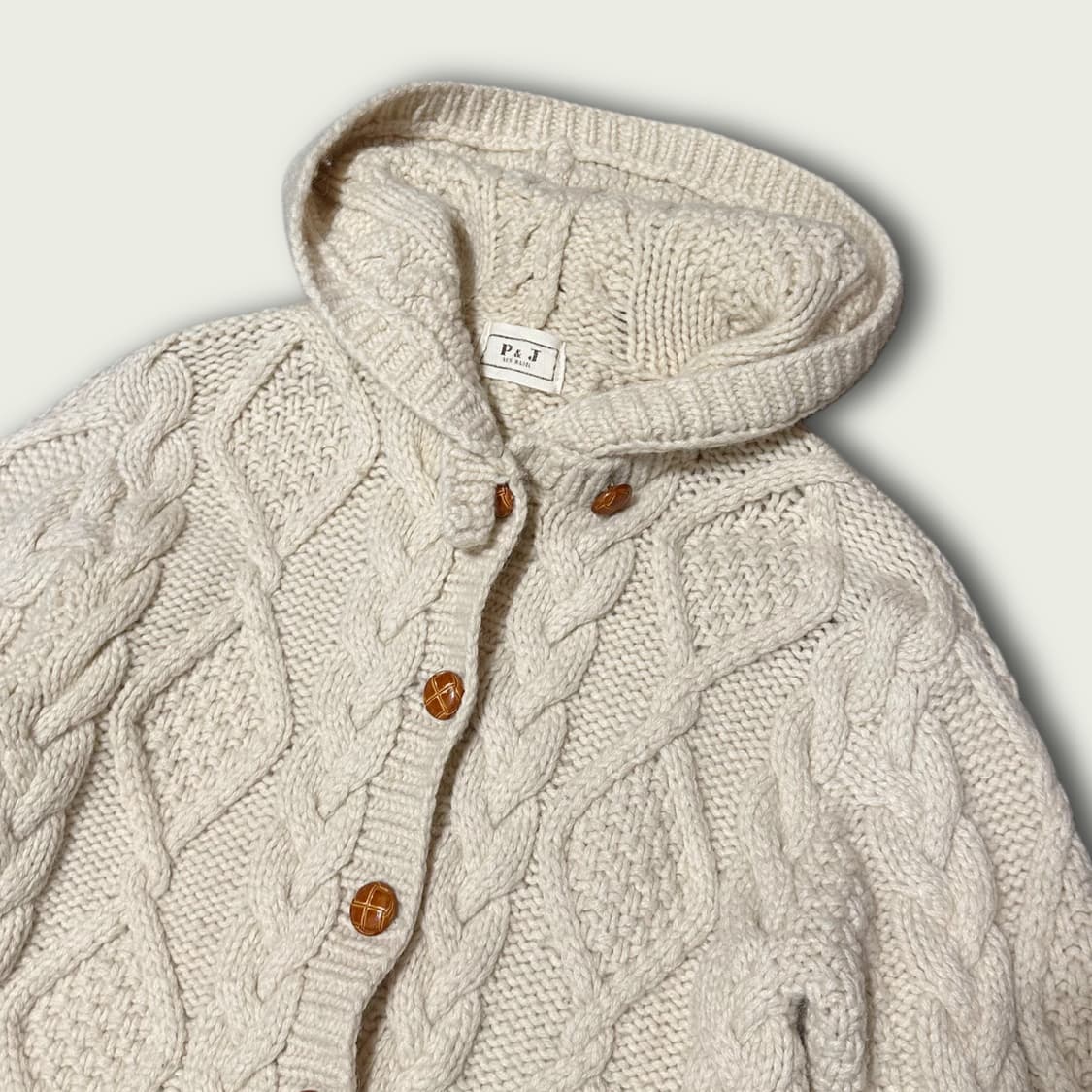 피셔맨 니트 가디건 상품이미지2