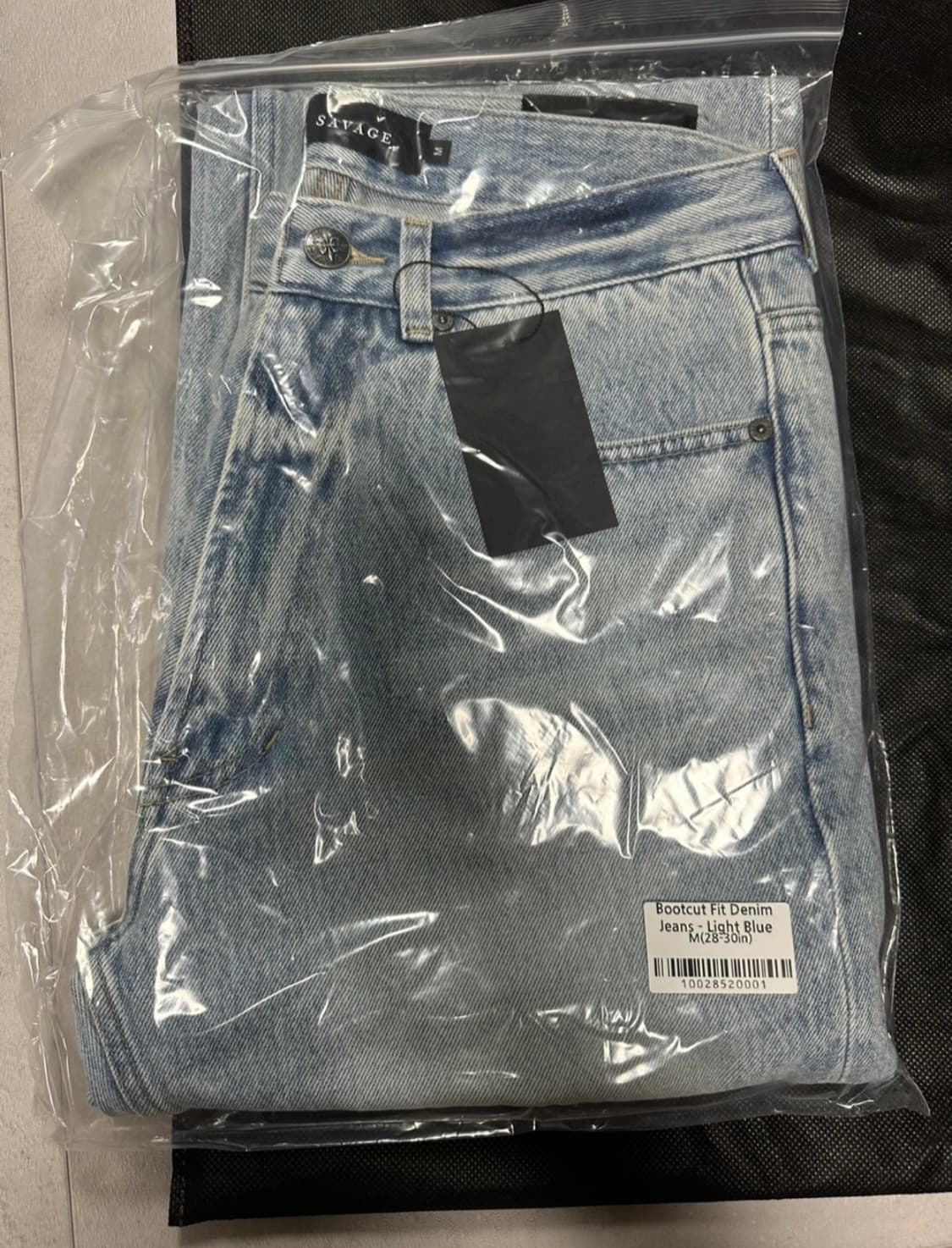 [세비지 ] 부츠컷 데님 -라이트 블루 M 새상품 원가 187,000원 상품이미지2