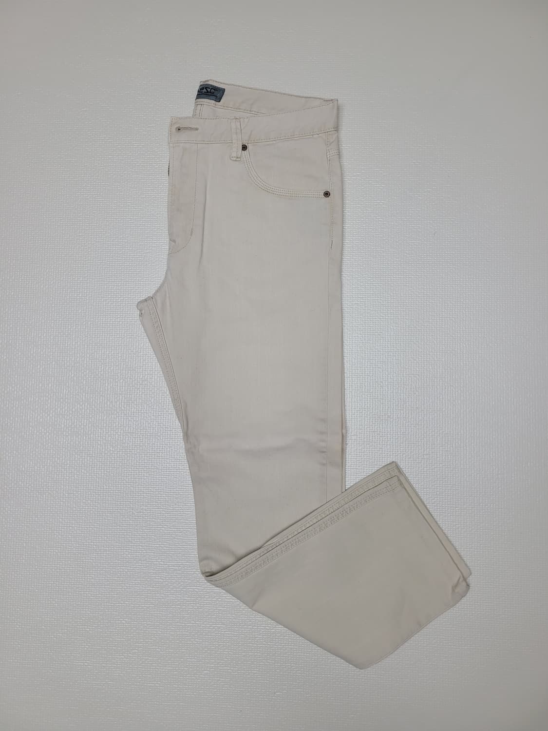 WESC 남자 Eddy 청바지 W33 L32 아이보리 상품이미지2