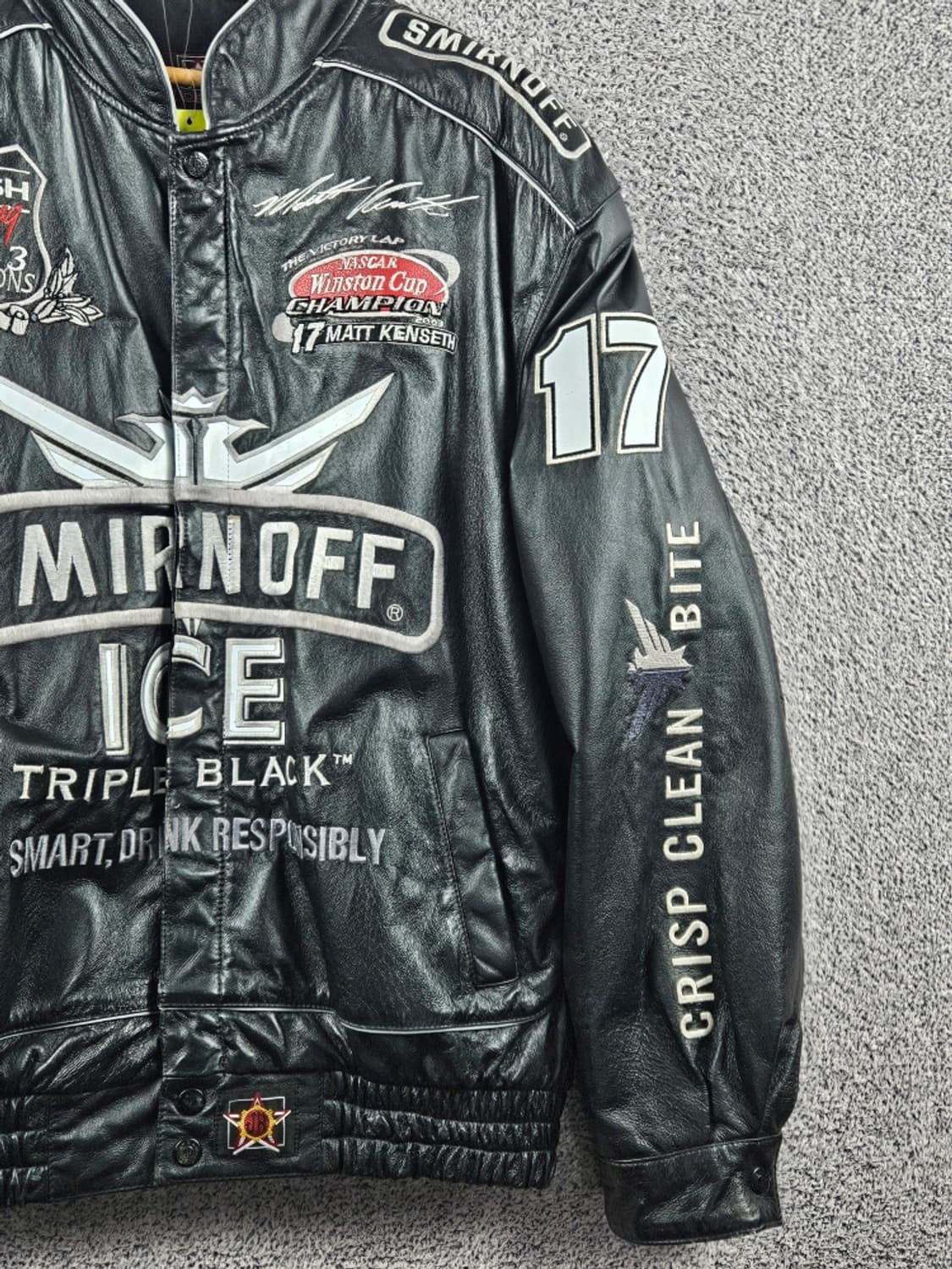 제프해밀턴 나스카 맷 켄세스 스미노프 가죽자켓 ( XL ) / 8066 상품이미지5