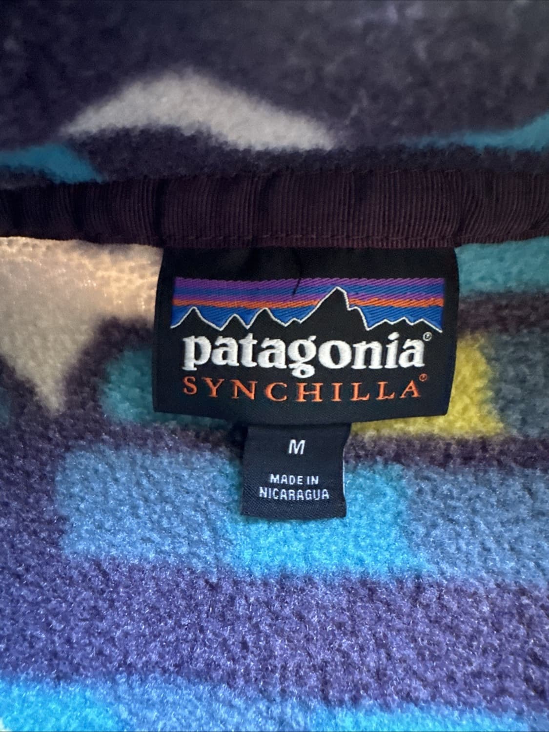 23FW 파타고니아 신칠라 스냅-T 블루/네이비/옐로우 상품이미지4