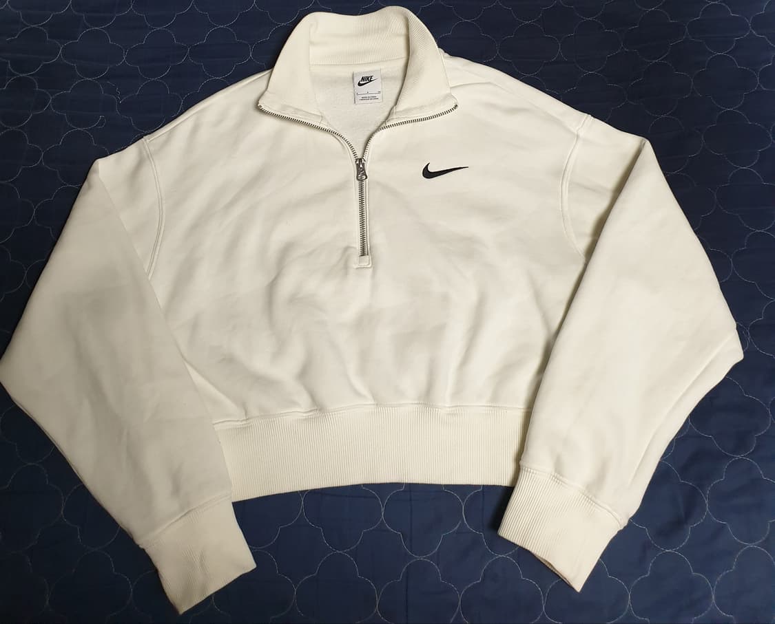 (품절매물) 나이키 피닉스 크롭 하프집업 크루탑(S) DQ5768-133 상품이미지2