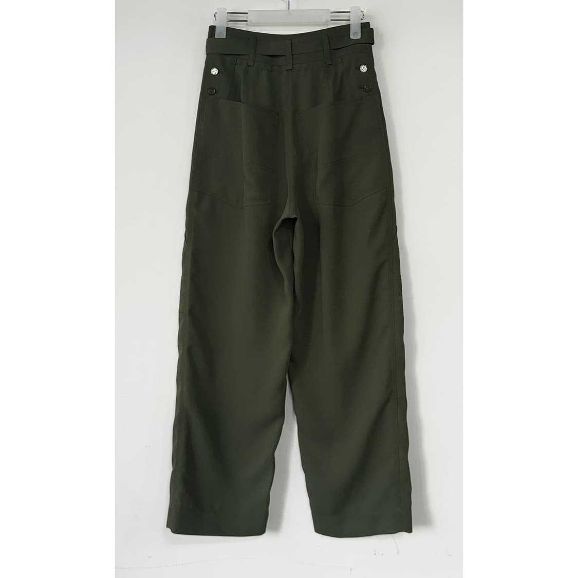 시스템 SYSTEM 벨티드 핀턱 팬츠 상품이미지4