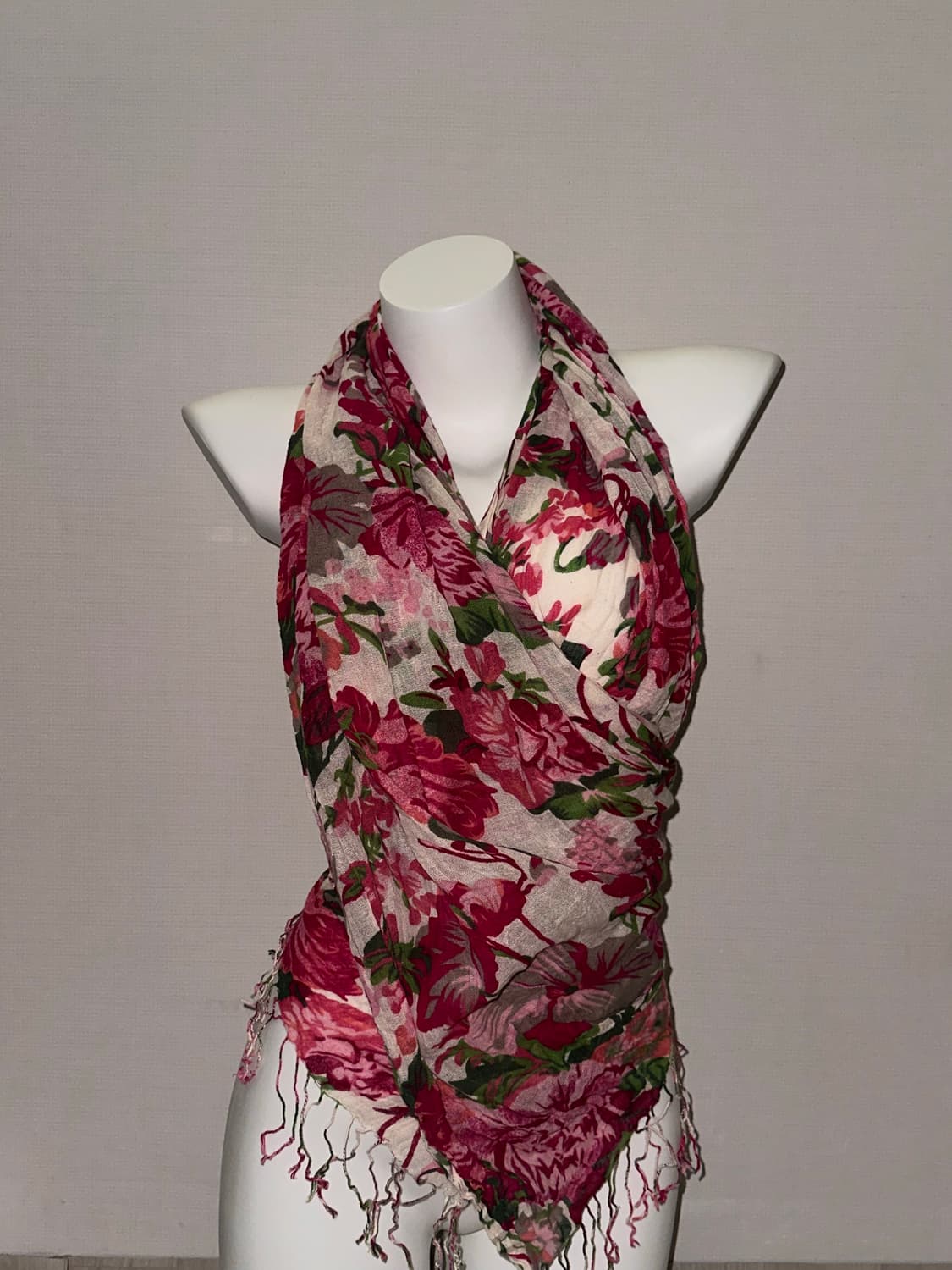 빈티지 오리엔탈 로즈 스카프 상품이미지8