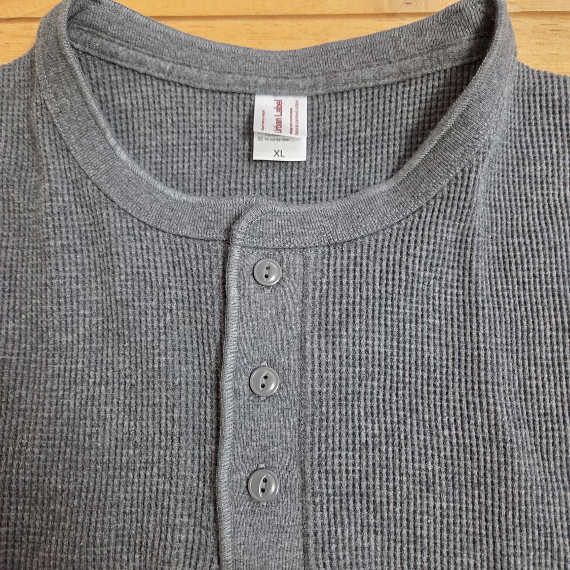 XL 헨리넥 와플티셔츠 긴팔120 상품이미지2