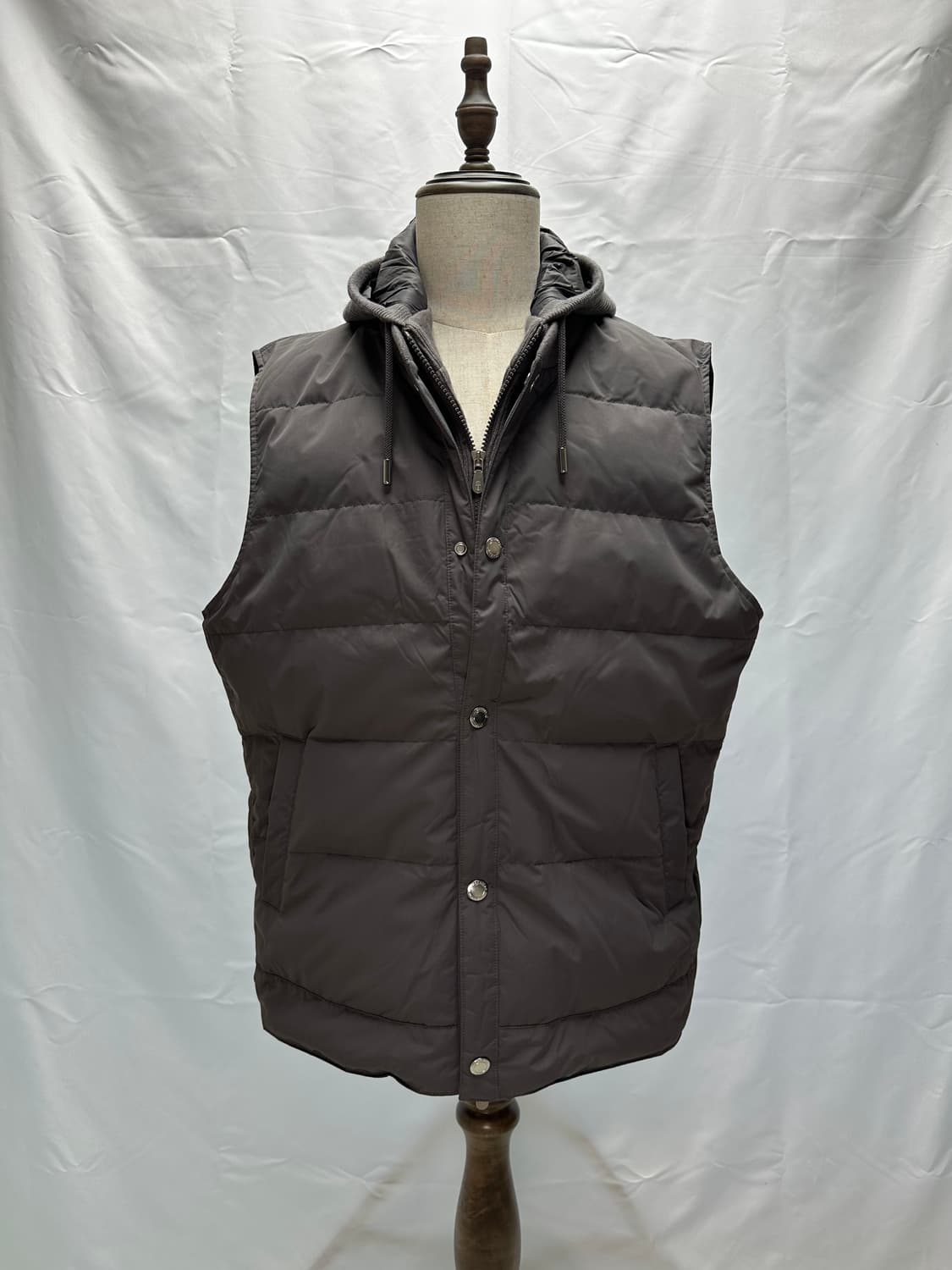 [정품인증] 브루넬로쿠치넬리 레이어드 구스다운 패딩 베스트 XL 상품이미지2