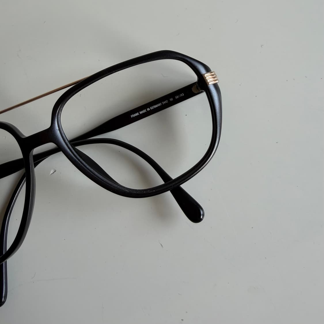 80s 디올 오버사이즈 프레임 안경 상품이미지3