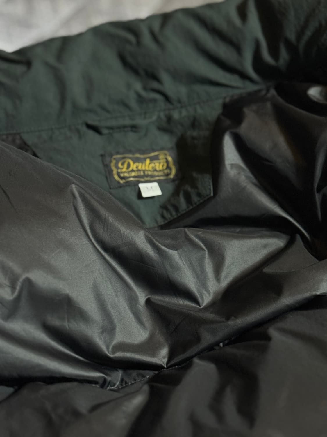 듀테로 올리브 그린 구스 다운 (100) 숏패딩 상품이미지8