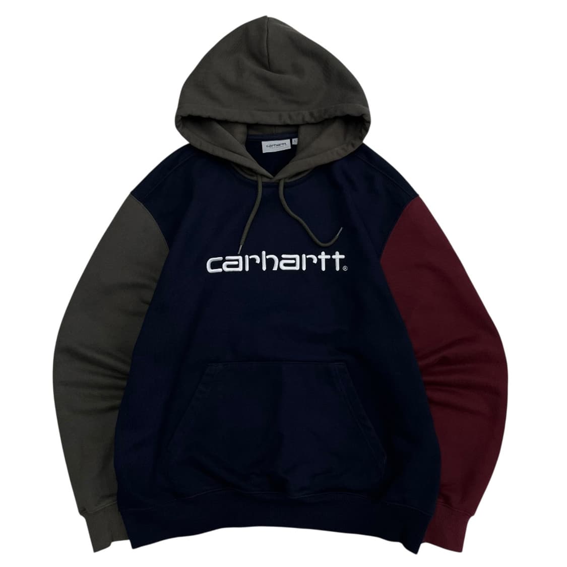 칼하트 네이비 배색 후드 L 상품이미지2