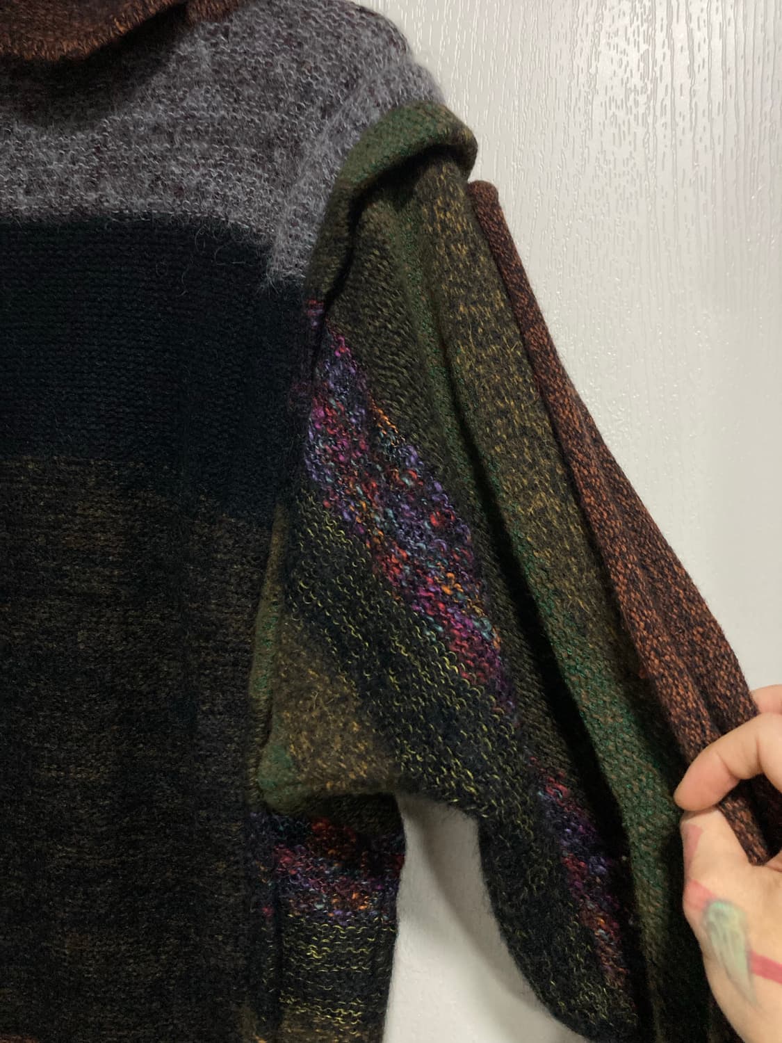 빈티지 3D 머플러 니트 상품이미지7