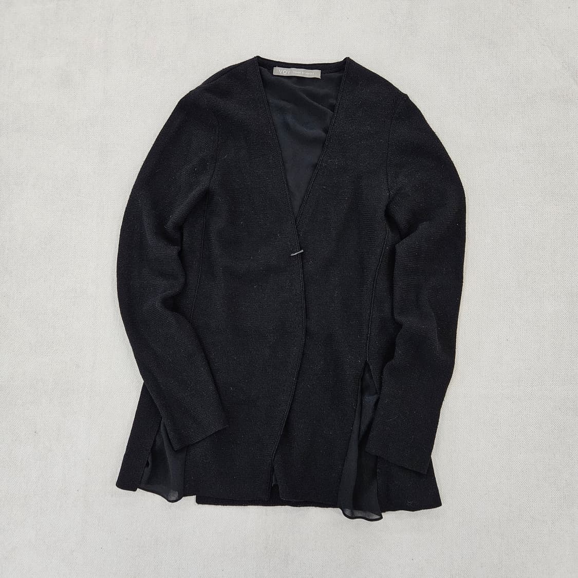 [실측확인] VOV 보브 쉬폰 니트 가디건 0121Y1 상품이미지2