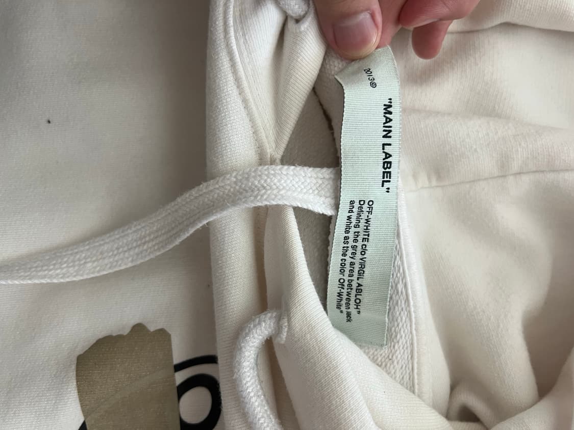 버질 아블로 시절 오프화이트 후드티 s  상품이미지5