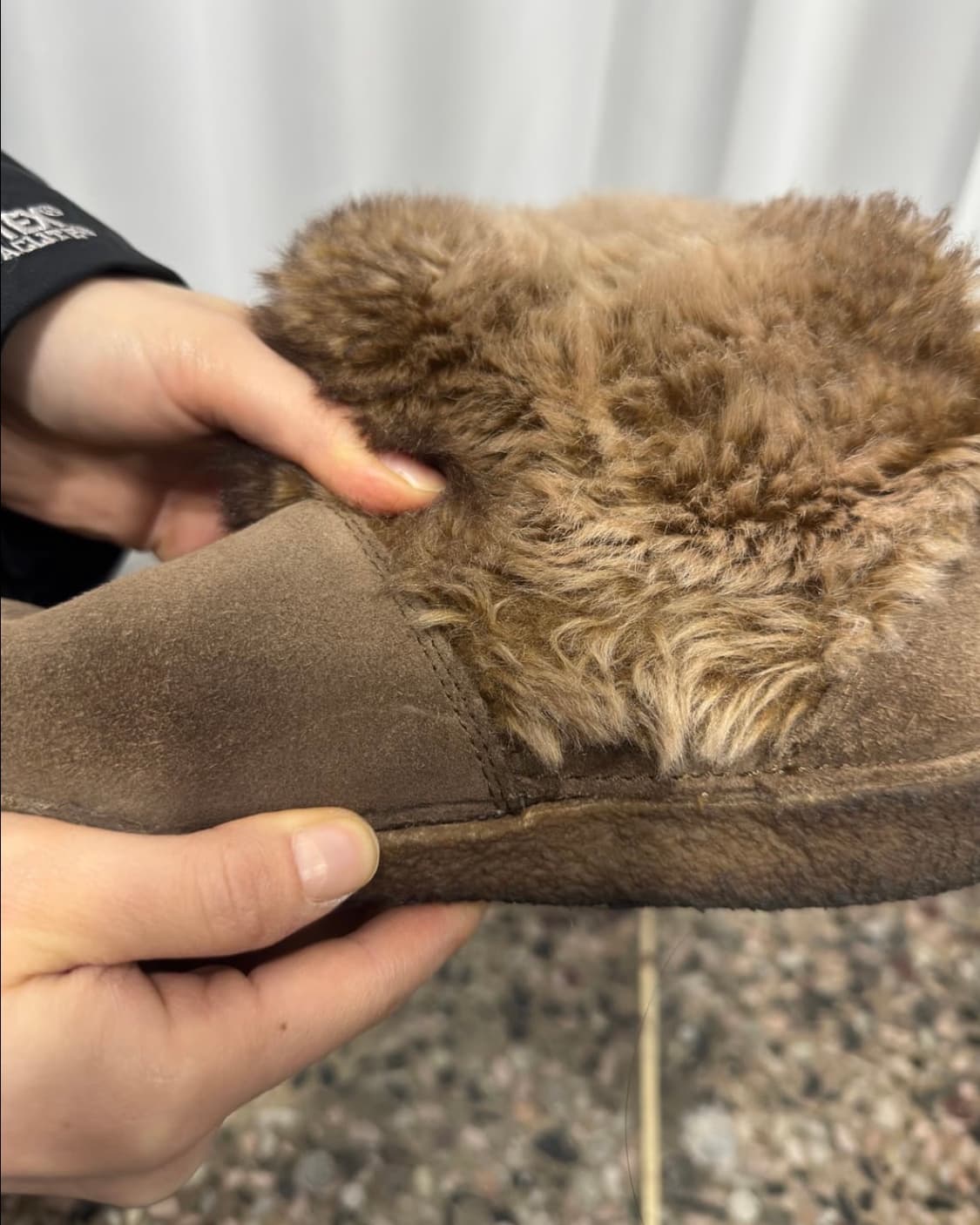 컬럼비아 퍼 어그부츠 갸루 털 초코 상품이미지8