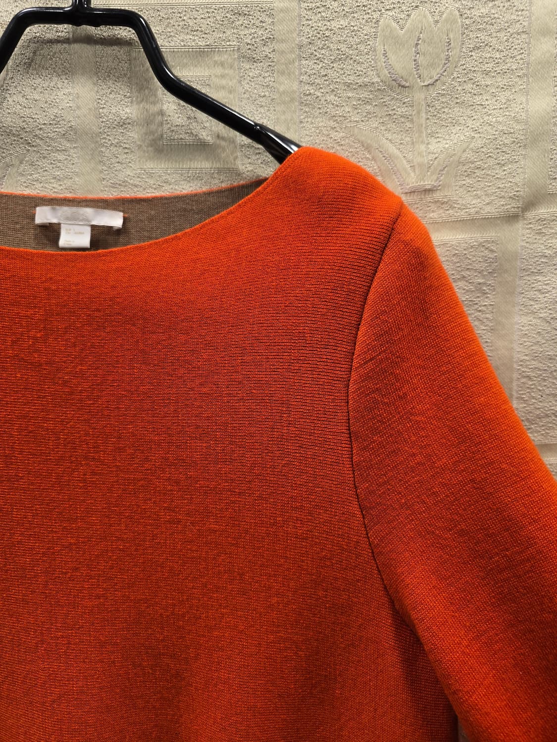 COS 코스 오렌지 보트넥 니트 롱티셔츠 S 상품이미지3