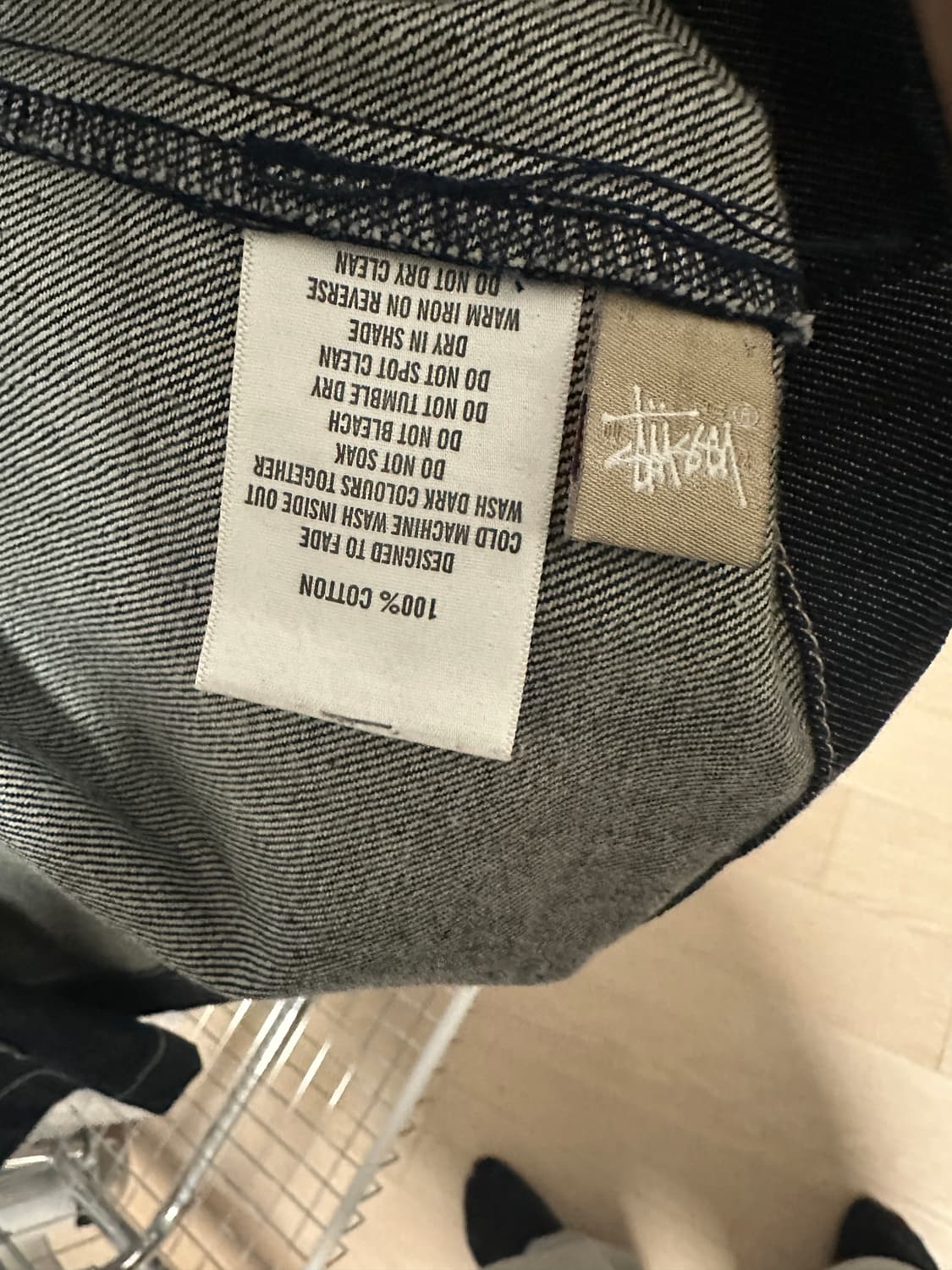 스투시 데님 워크자켓 L사이즈 상품이미지5