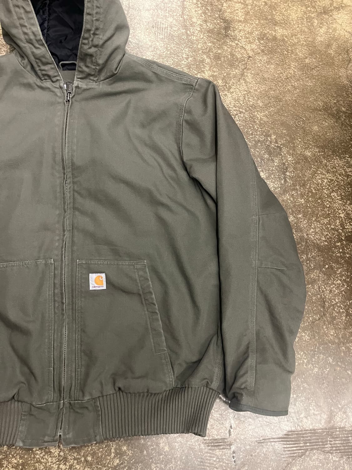 칼하트 모스그린 j130 자켓 상품이미지3