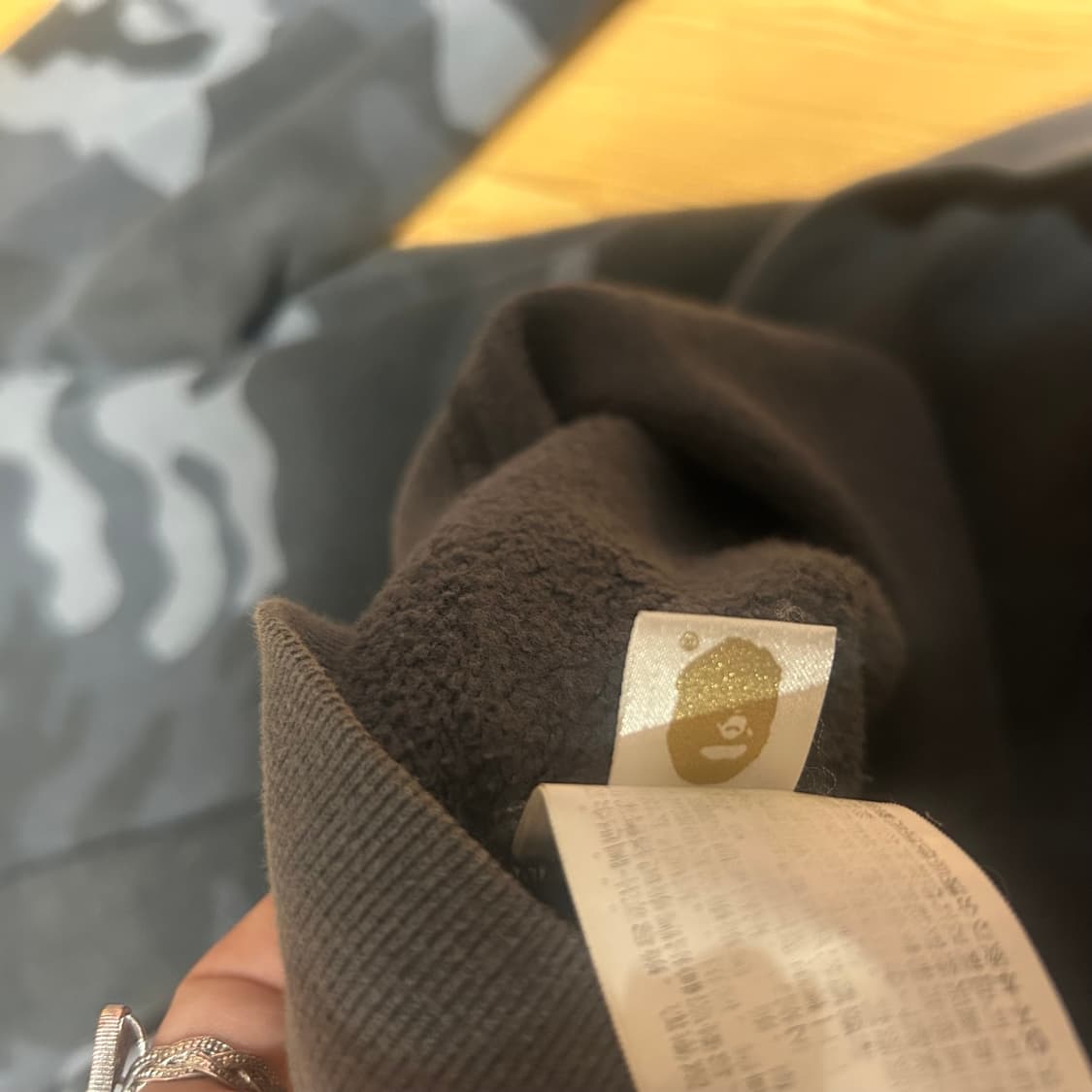 베이프 타이거 흑계 풀 후드집업 상품이미지6