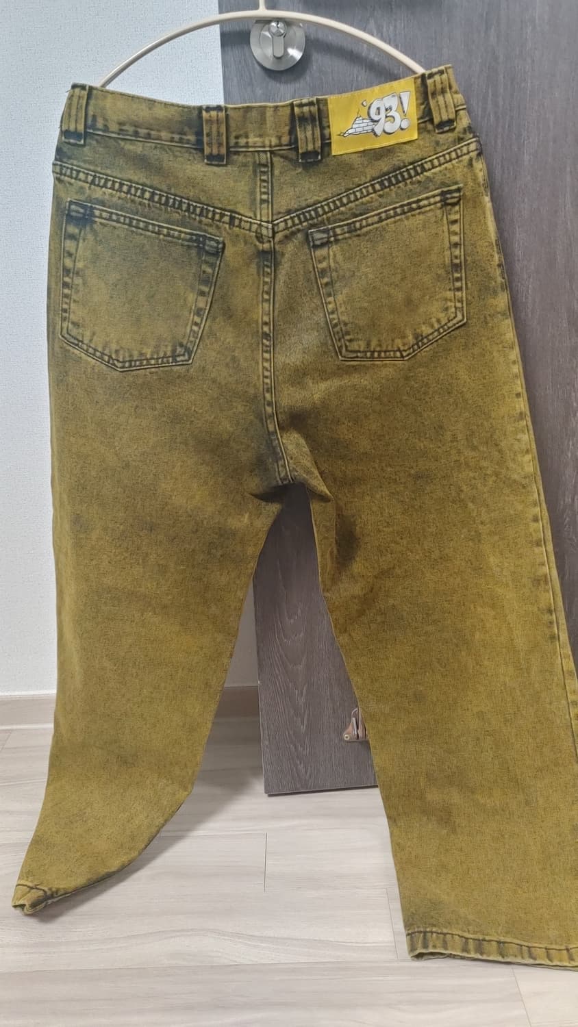 Polar Skate Co 빅보이 워싱 데님 팬츠 옐로우 블랙 30 30 상품이미지2