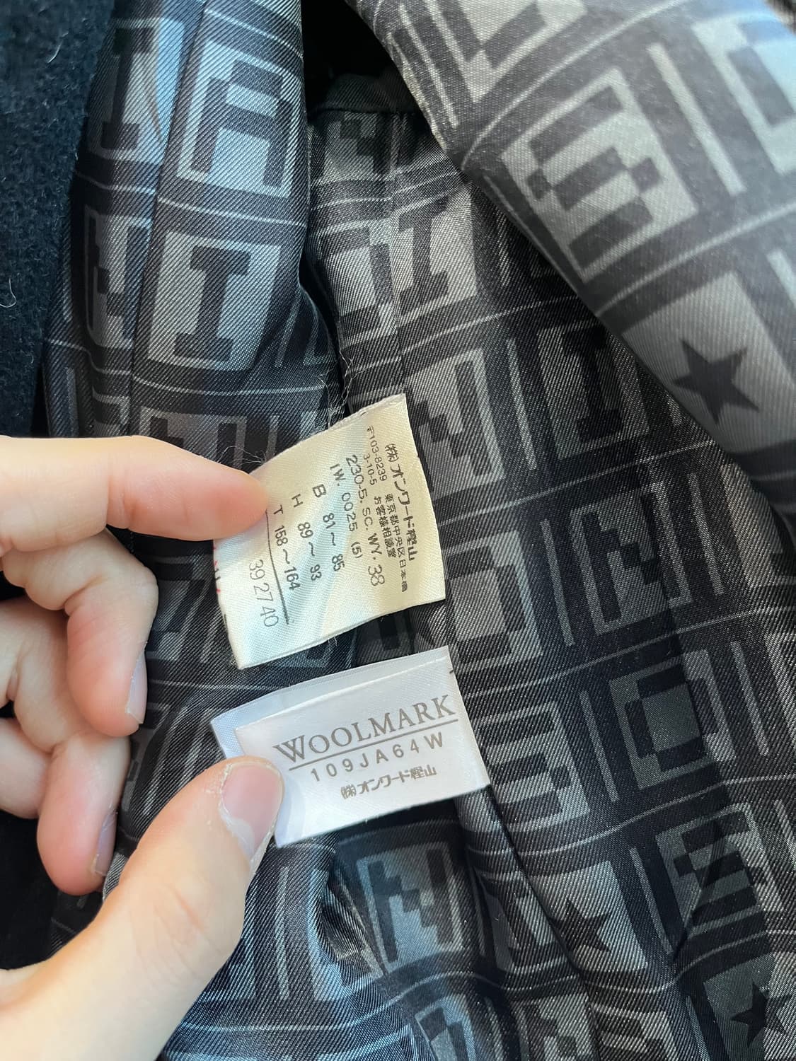 소니아리키엘 울 앙고라 퍼 코트 블랙 상품이미지8