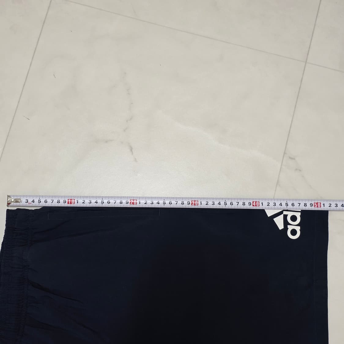 XL 아디다스 와이드 우븐 반바지 다크네이비 상품이미지8